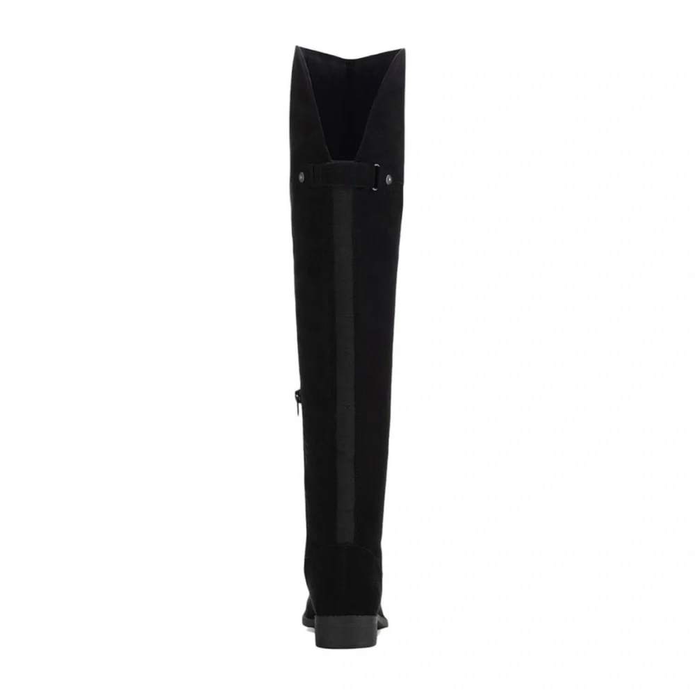 Sun+Stone Allicce Round-Toe Zip Up Dress Boots, Wide Calf, Black Size 8 NEW